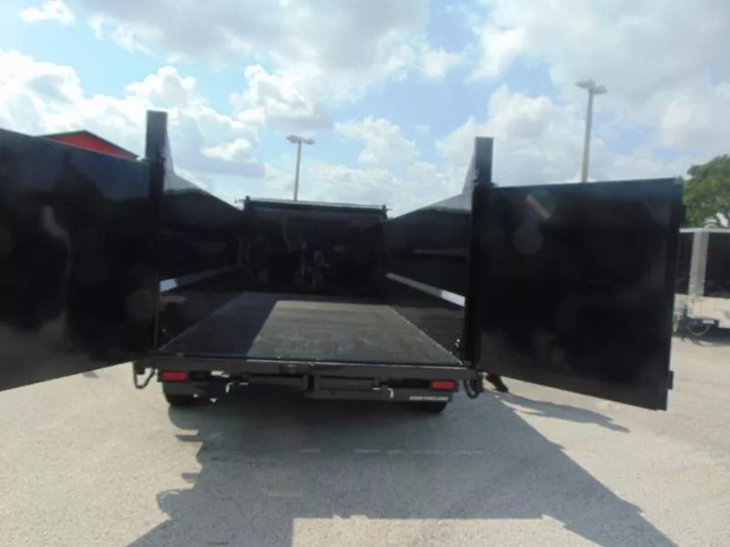 New Sure-Trac 82X16 16K Low Profile Telescopic Dump Trailer w/Hydraulic Jack & 4' Sidewalls