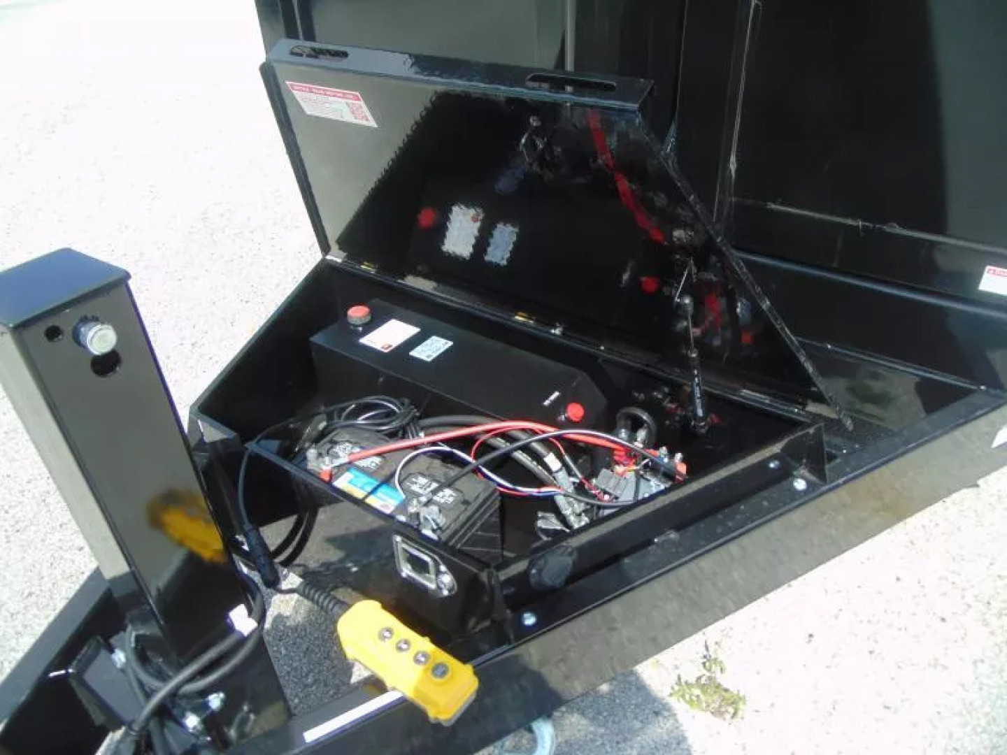 New Sure-Trac 82X16 16K Low Profile Telescopic Dump Trailer w/Hydraulic Jack & 4' Sidewalls