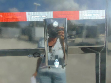 New Sure-Trac 82X16 16K Low Profile Telescopic Dump Trailer w/Hydraulic Jack & 4' Sidewalls