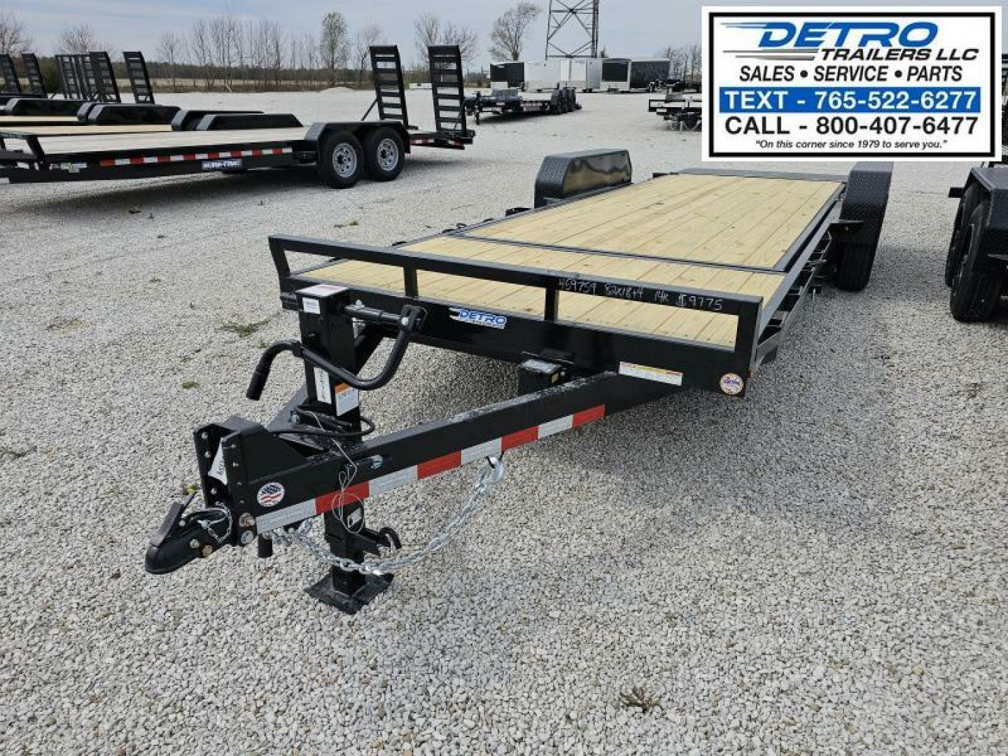 New 2025 Sure-Trac 82" x 22' (18+4) 14K Split Bed Tilt Equipment Trailer