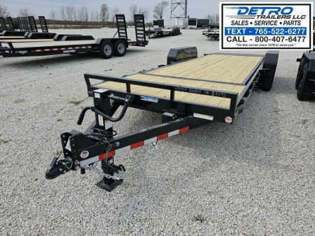 New 2025 Sure-Trac 82" x 22' (18+4) 14K Split Bed Tilt Equipment Trailer