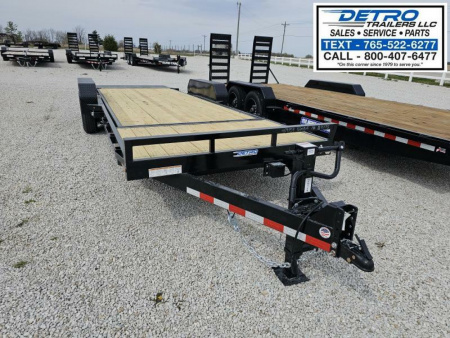 New 2025 Sure-Trac 82  x 22' (18+4) 14K Split Bed Tilt Equipment Trailer