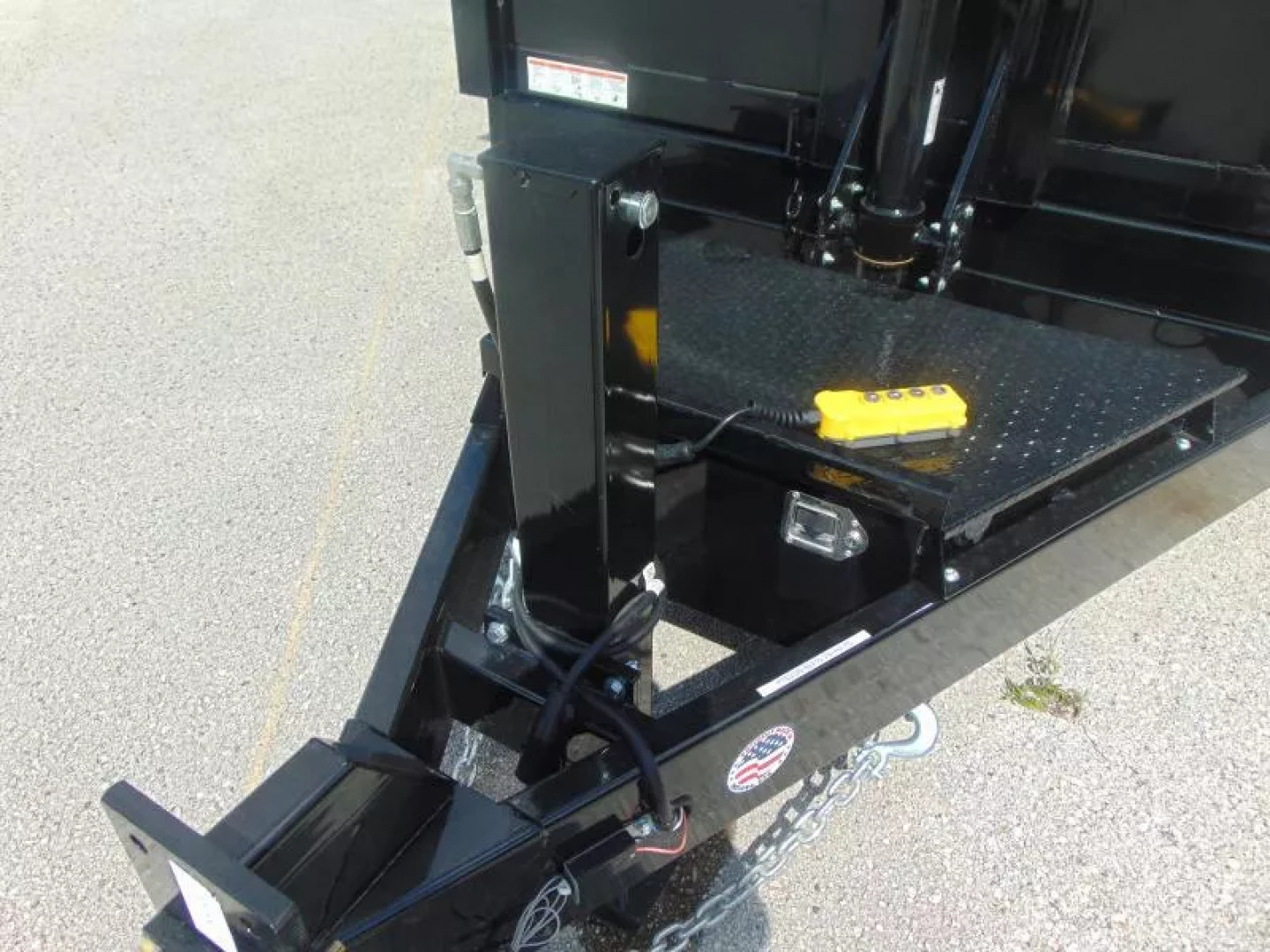 New Sure-Trac 82X16 16K Low Profile Telescopic Dump Trailer w/Hydraulic Jack & 4' Sidewalls