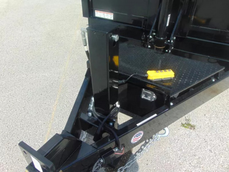 New Sure-Trac 82X16 16K Low Profile Telescopic Dump Trailer w/Hydraulic Jack & 4' Sidewalls