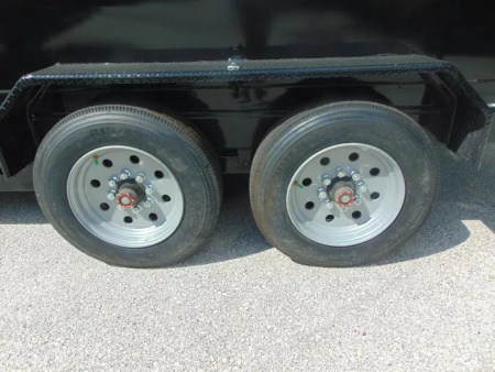 New Sure-Trac 82X16 16K Low Profile Telescopic Dump Trailer w/Hydraulic Jack & 4' Sidewalls