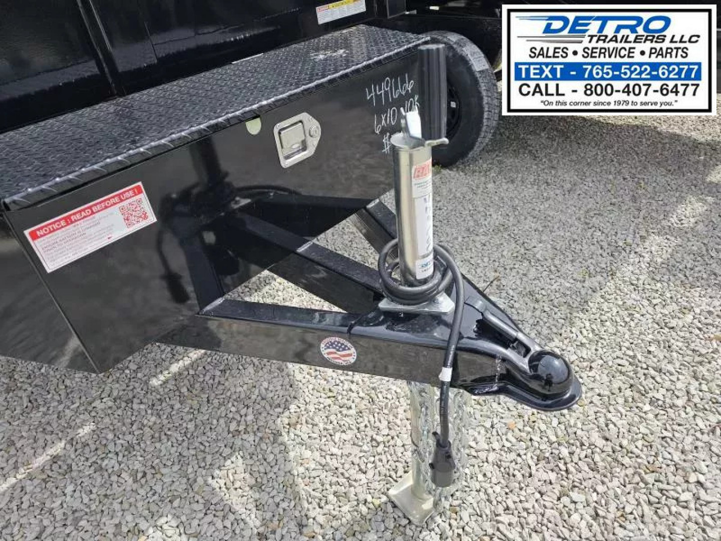 New 2025 Sure-Trac 6' x 10' 10K Single Ram SD Deckover Dump Trailer