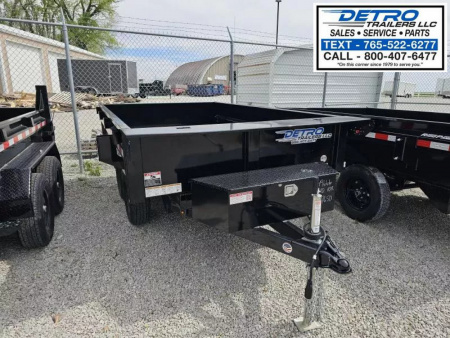 New 2025 Sure-Trac 6' x 10' 10K Single Ram SD Deckover Dump Trailer