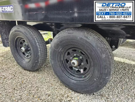 New 2025 Sure-Trac 6' x 10' 10K Single Ram SD Deckover Dump Trailer