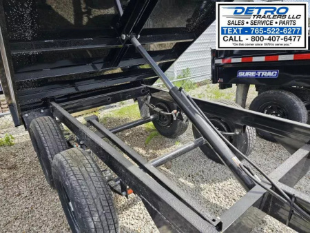 New 2025 Sure-Trac 6' x 10' 10K Single Ram SD Deckover Dump Trailer