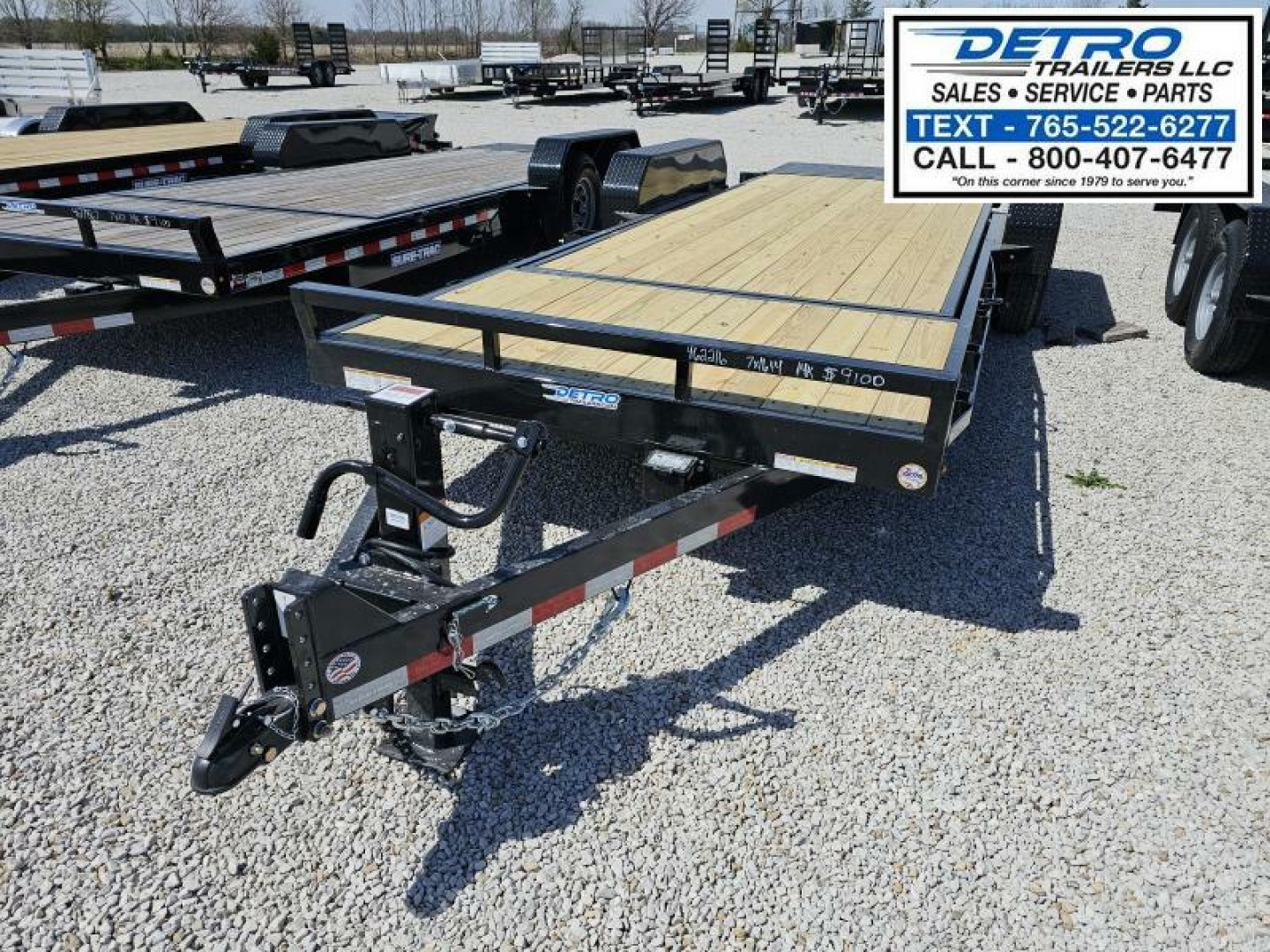 New 2025 Sure-Trac 82" x 20' (16+4) 14K Split Bed Tilt Deck Equipment Trailer