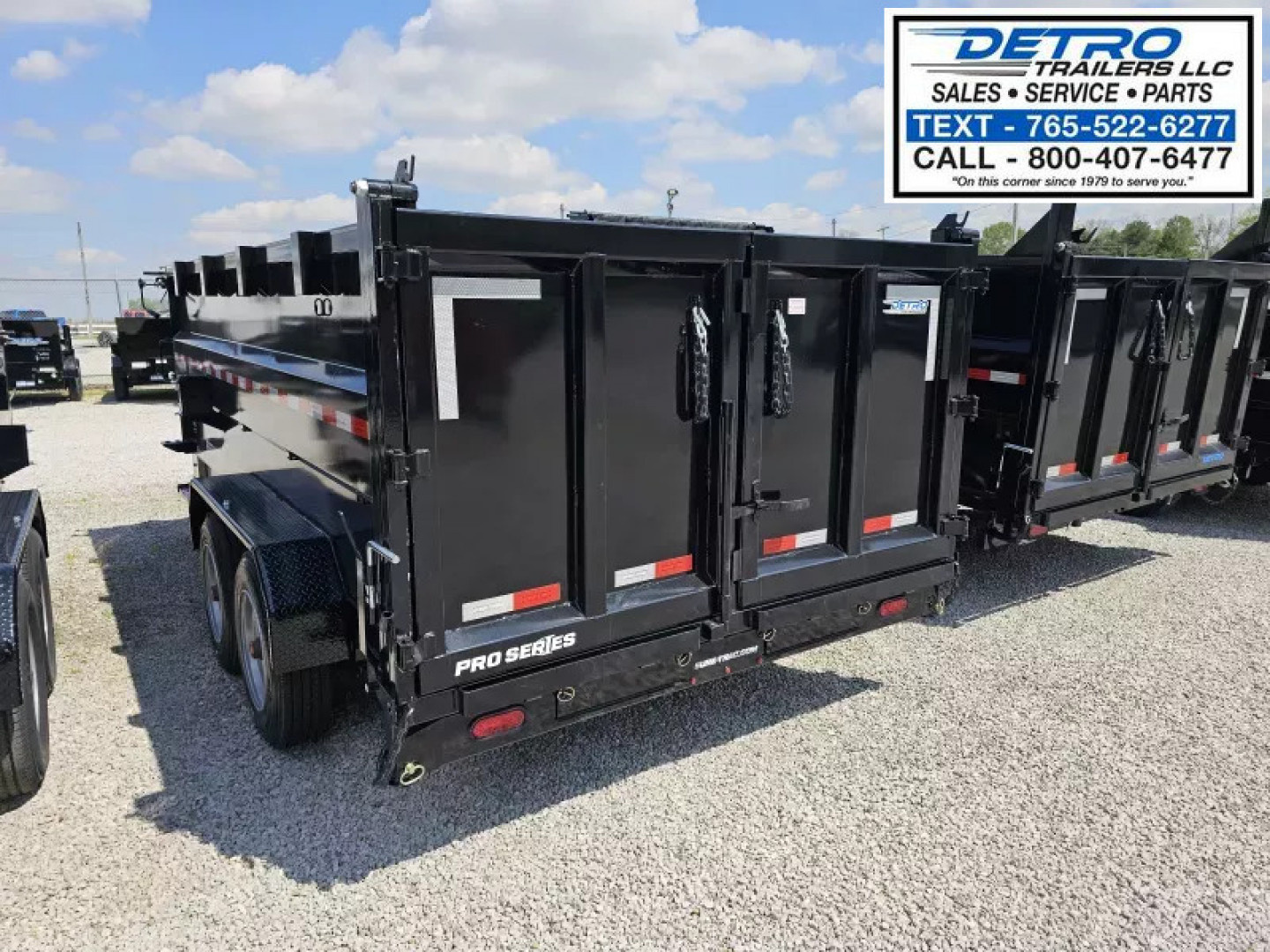 New 2025 Sure-Trac 82" x 14' 17.6K Telescopic Pro Series Dump Trailer w/ 4ft Sides