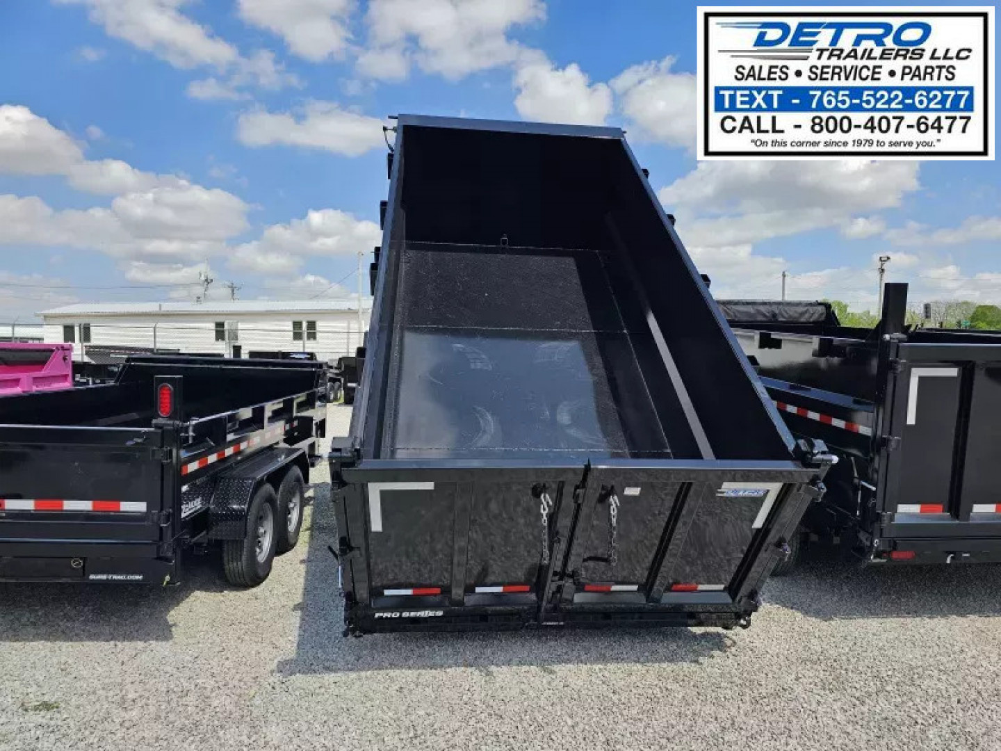 New 2025 Sure-Trac 82" x 14' 17.6K Telescopic Pro Series Dump Trailer w/ 4ft Sides