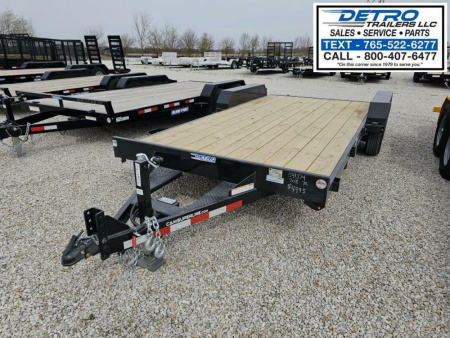New 2025 Cam Superline 18' 3.5 Ton Wood Deck Car Hauler Trailer