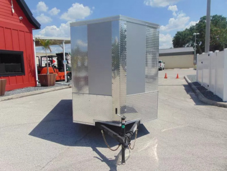 New Rock Solid Cargo 6X12 Single Axle Enclosed Cargo Trailer w/.080 Polycore