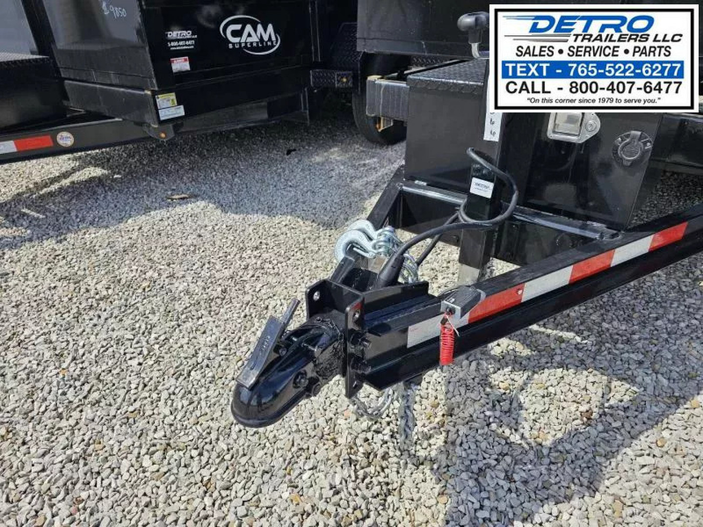 New 2025 Cam Superline 72" x 10' 10K Std Duty Single Ram Dump Trailer