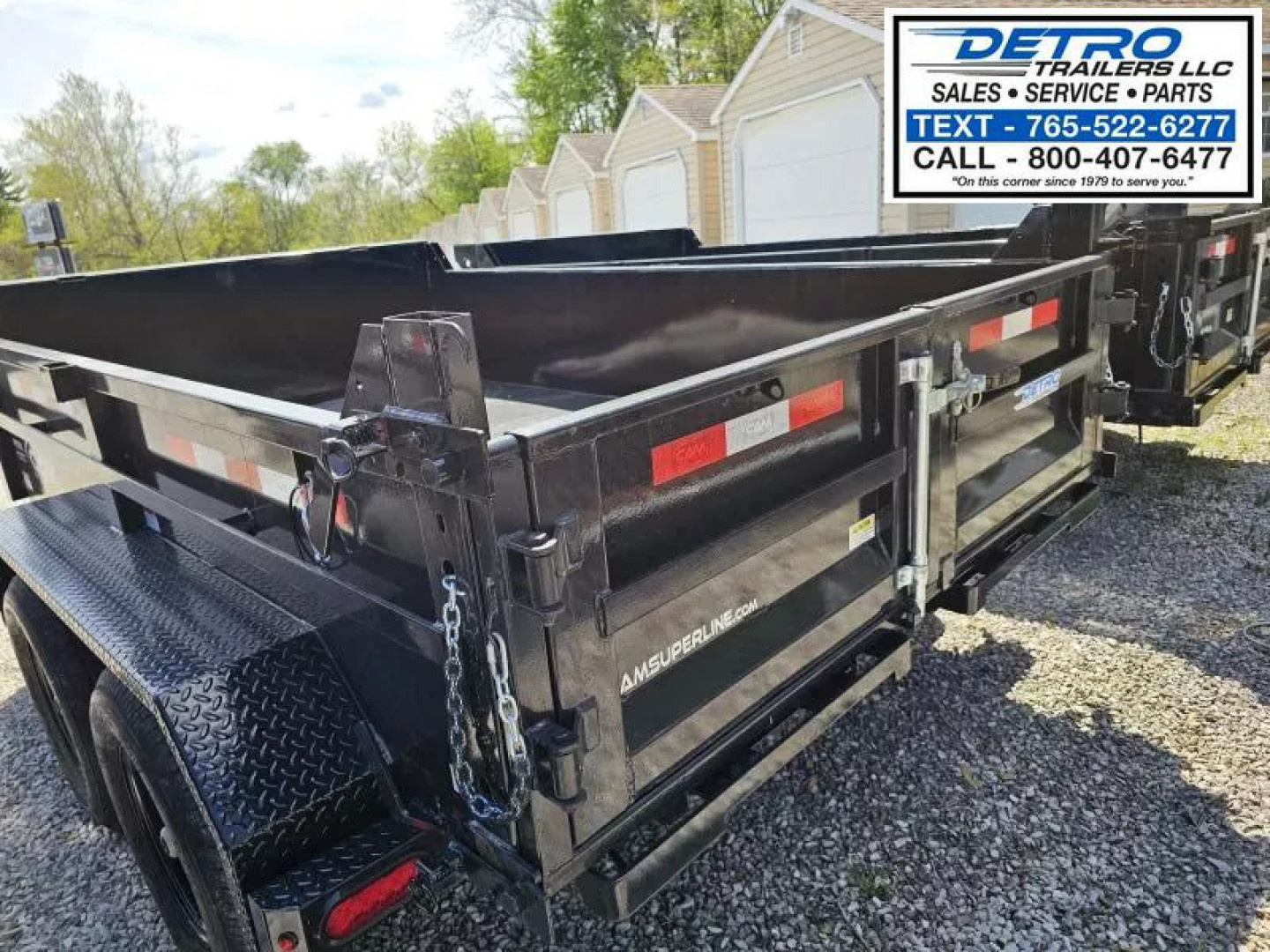 New 2025 Cam Superline 72" x 10' 10K Std Duty Single Ram Dump Trailer