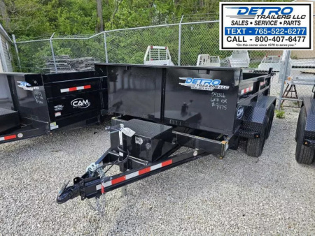 New 2025 Cam Superline 72" x 10' 10K Std Duty Single Ram Dump Trailer