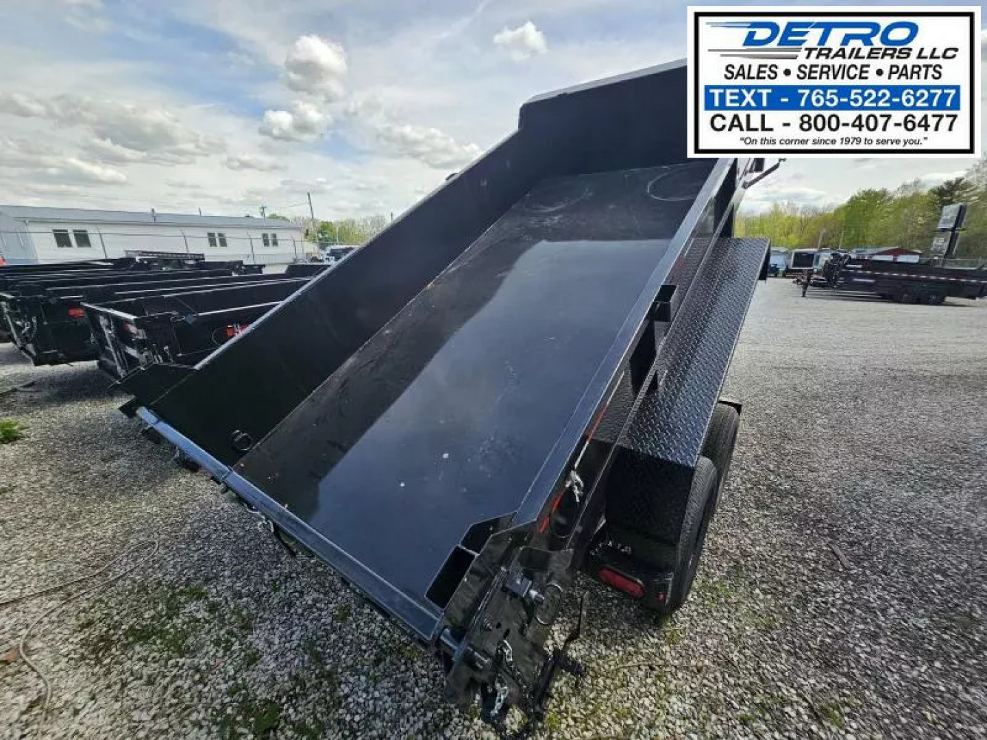 New 2025 Cam Superline 72" x 12' 10K Std Duty Single Ram Dump Trailer