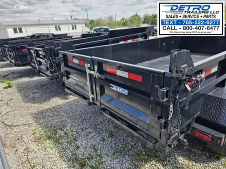 New 2025 Cam Superline 72" x 12' 10K Std Duty Single Ram Dump Trailer