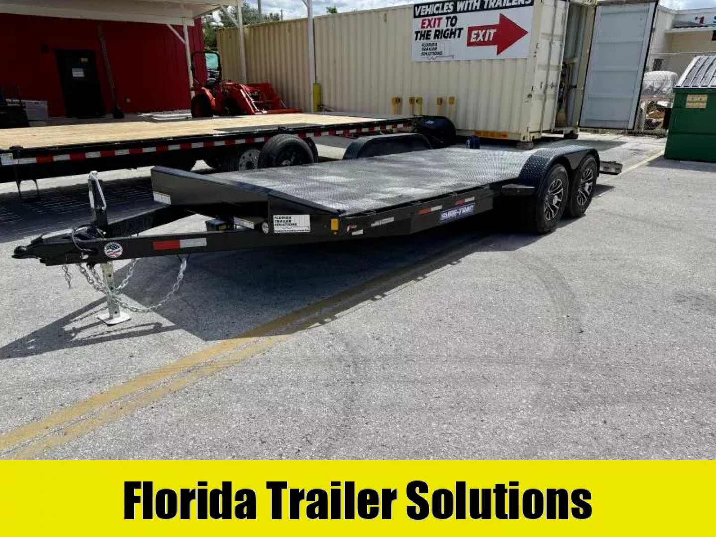 New 2025 Sure-Trac 7X20 (16+4) Steel Deck 10K Car Hauler