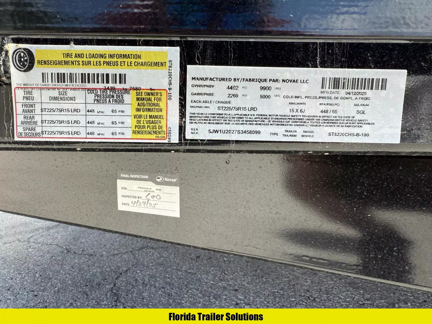 New 2025 Sure-Trac 7X20 (16+4) Steel Deck 10K Car Hauler