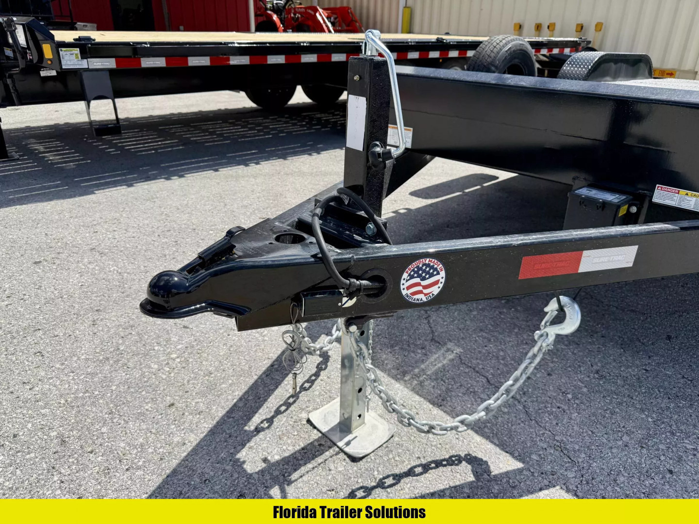 New 2025 Sure-Trac 7X20 (16+4) Steel Deck 10K Car Hauler