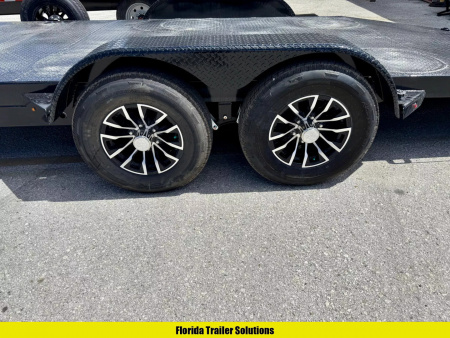 New 2025 Sure-Trac 7X20 (16+4) Steel Deck 10K Car Hauler