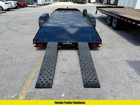 New 2025 Sure-Trac 7X20 (16+4) Steel Deck 10K Car Hauler