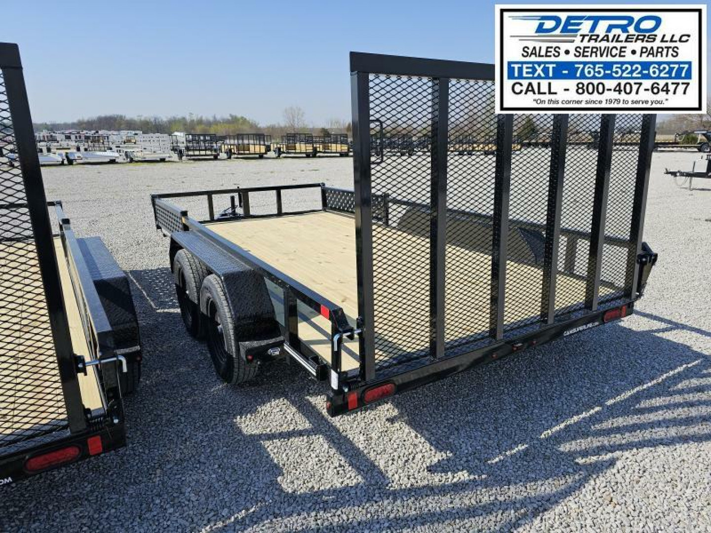 New 2025 Cam Superline 7' x 14" 7K Tube Top ATV Utility Trailer