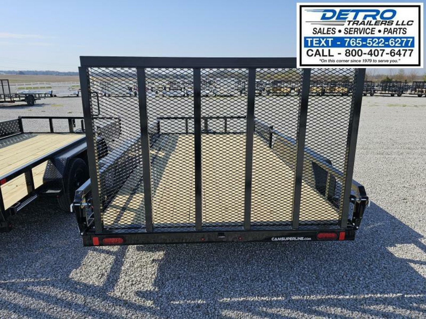New 2025 Cam Superline 7' x 14" 7K Tube Top ATV Utility Trailer