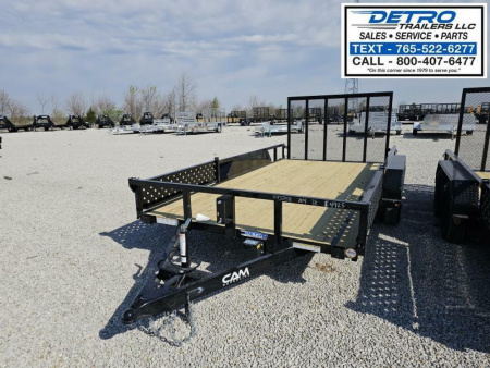 New 2025 Cam Superline 7' x 14" 7K Tube Top ATV Utility Trailer