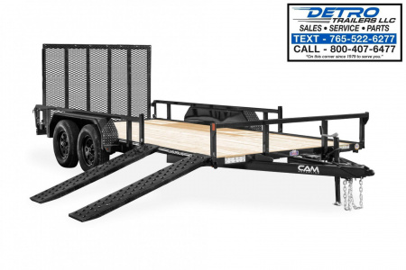 New 2025 Cam Superline 7' x 14" 7K Tube Top ATV Utility Trailer