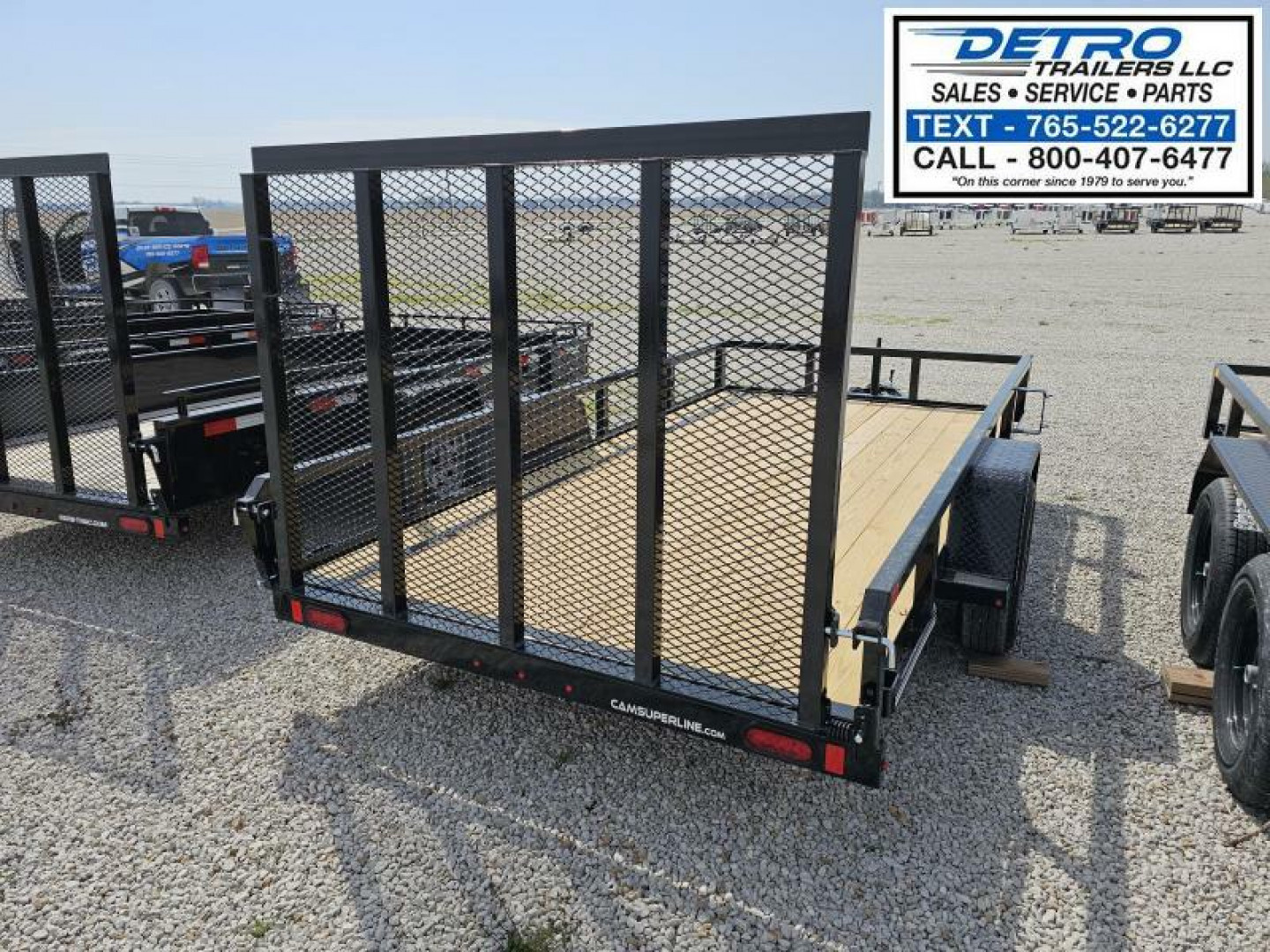 New 2025 Cam Superline 6' x 12' 3K Idler Tube Top Utility Trailer
