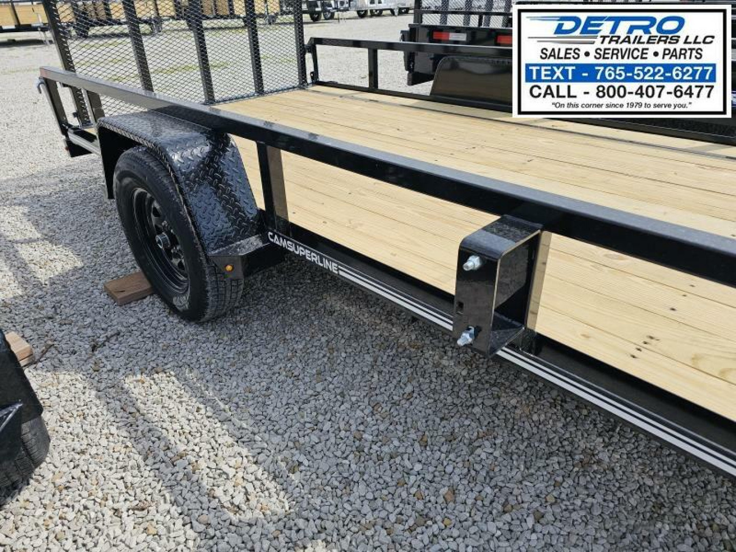 New 2025 Cam Superline 6' x 12' 3K Idler Tube Top Utility Trailer