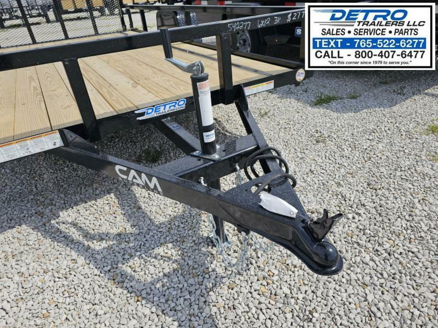 New 2025 Cam Superline 6' x 12' 3K Idler Tube Top Utility Trailer