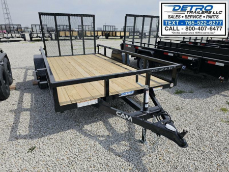 New 2025 Cam Superline 6' x 12' 3K Idler Tube Top Utility Trailer