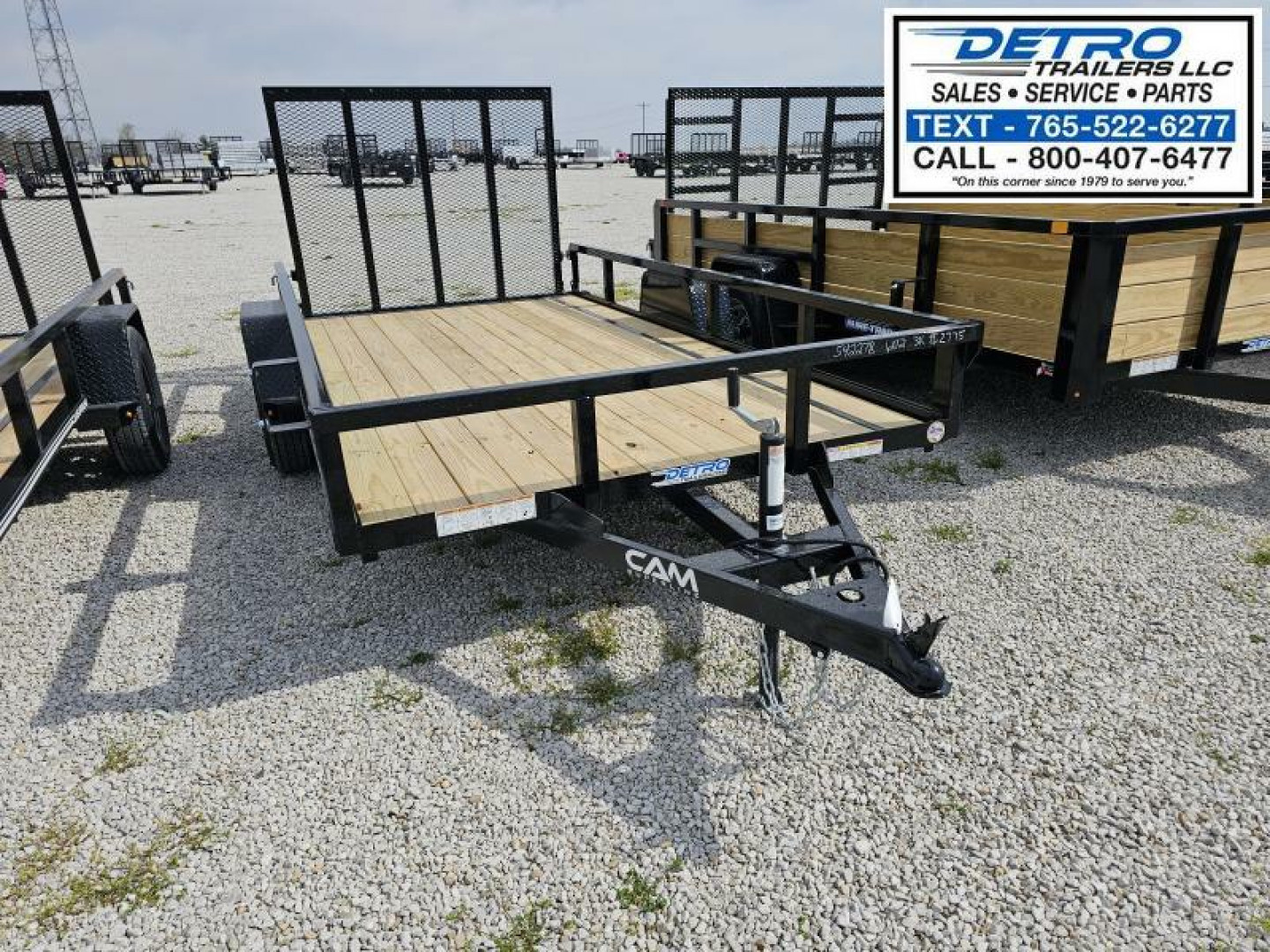 New 2025 Cam Superline 6' x 12' 3K Idler Tube Top Utility Trailer
