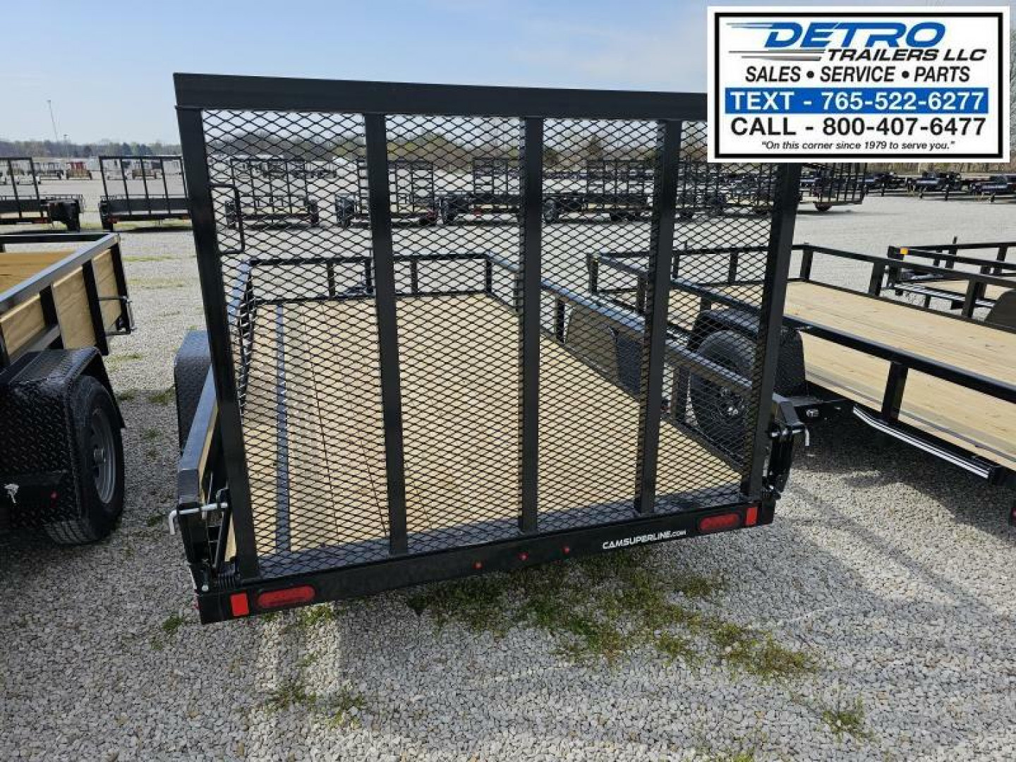 New 2025 Cam Superline 6' x 12' 3K Idler Tube Top Utility Trailer