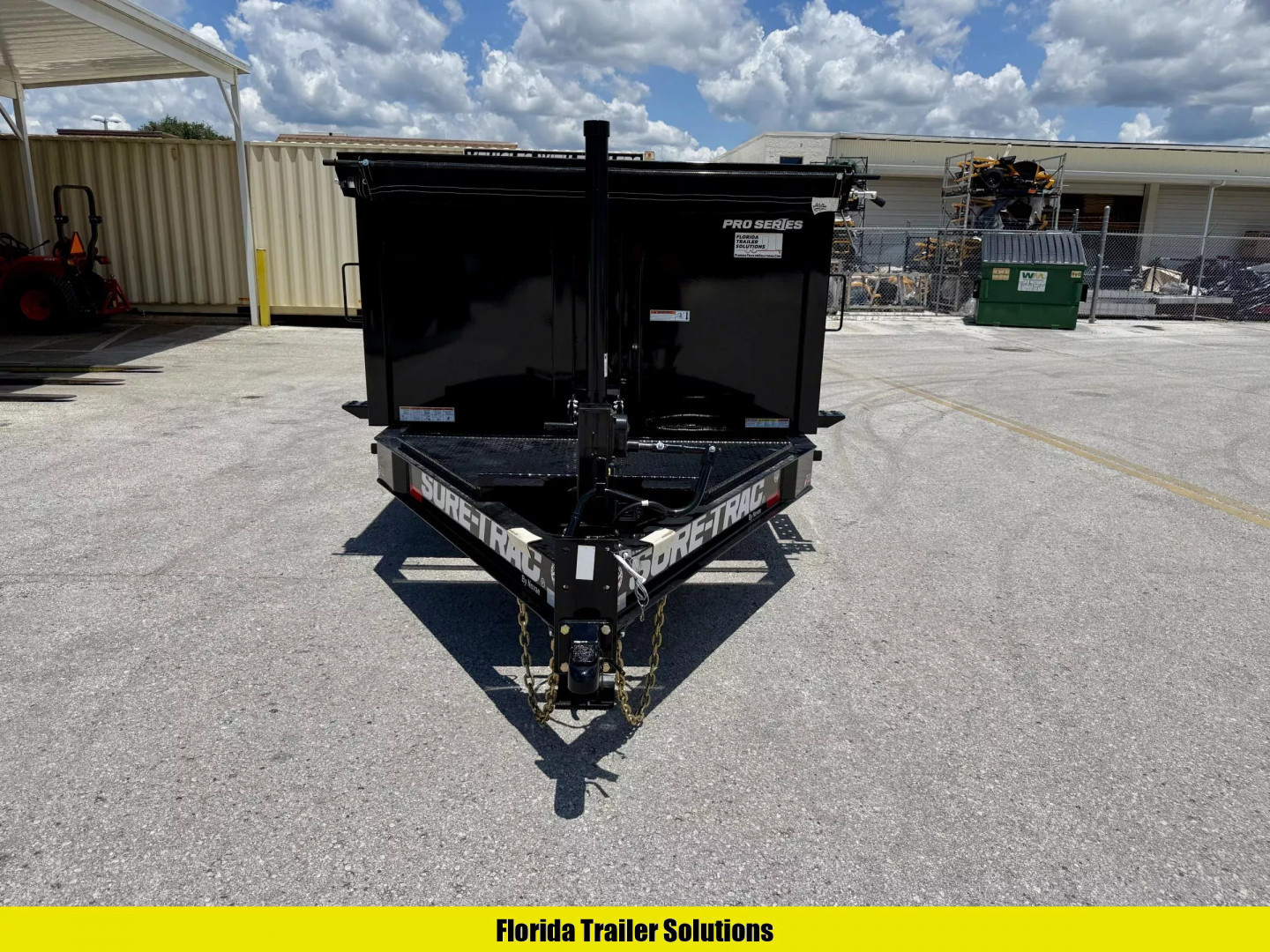 New 2025 Sure-Trac 7X16 Pro Series 4' Sides Telescopic 17.6K Dump Trailer