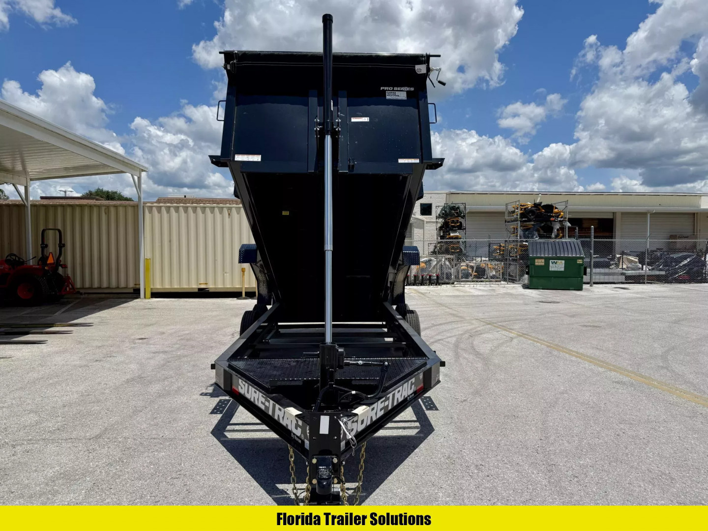 New 2025 Sure-Trac 7X16 Pro Series 4' Sides Telescopic 17.6K Dump Trailer