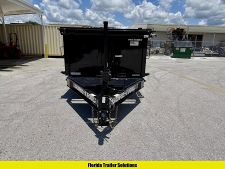 New 2025 Sure-Trac 7X16 Pro Series 4' Sides Telescopic 17.6K Dump Trailer