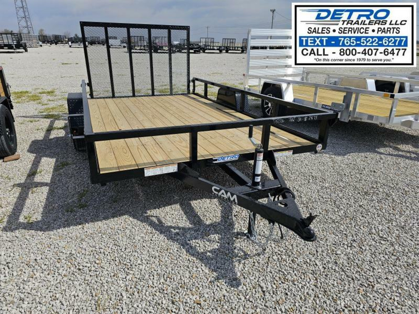 New 2025 Cam Superline 7' x 12' 3K Idler Tube Top Utility Trailer