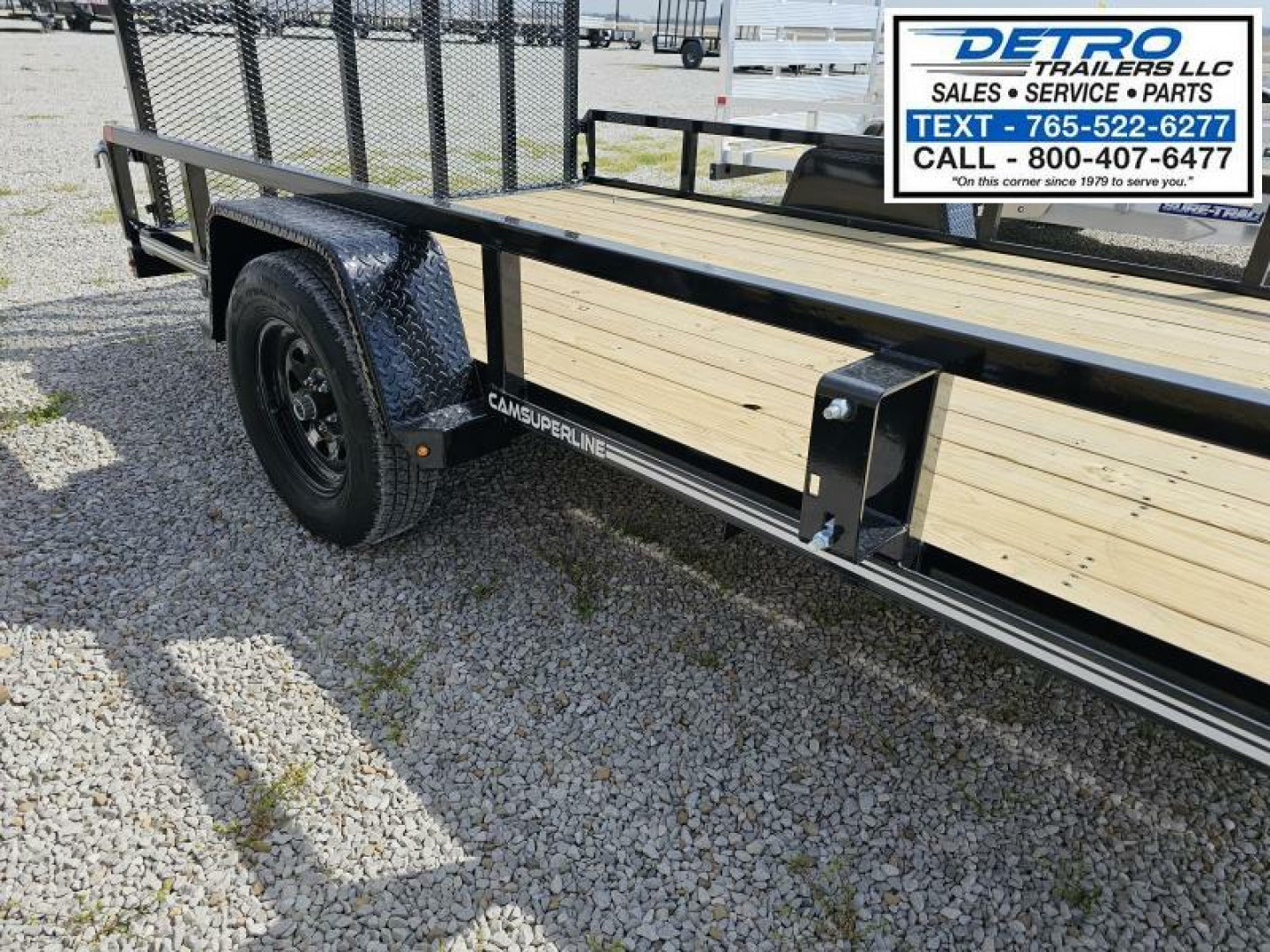 New 2025 Cam Superline 7' x 12' 3K Idler Tube Top Utility Trailer