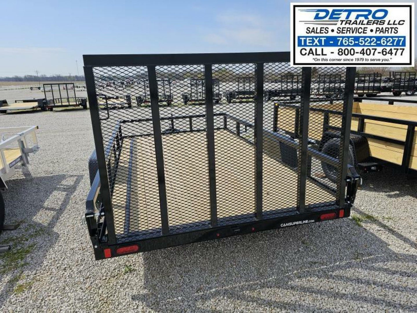 New 2025 Cam Superline 7' x 12' 3K Idler Tube Top Utility Trailer