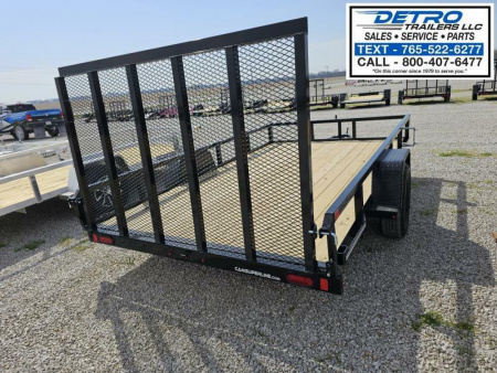 New 2025 Cam Superline 7' x 12' 3K Idler Tube Top Utility Trailer