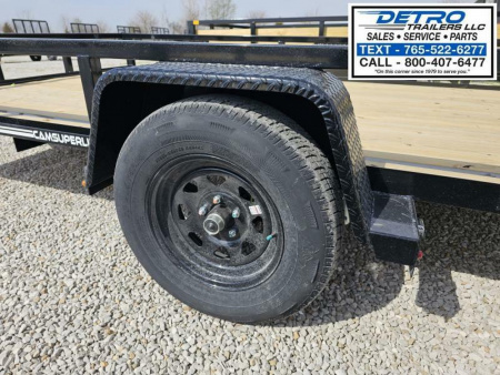 New 2025 Cam Superline 7' x 12' 3K Idler Tube Top Utility Trailer