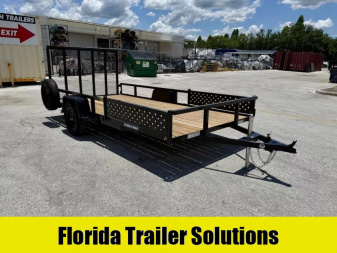 New 2025 Sure-Trac 7X14 Tube Top 3K ATV Trailer
