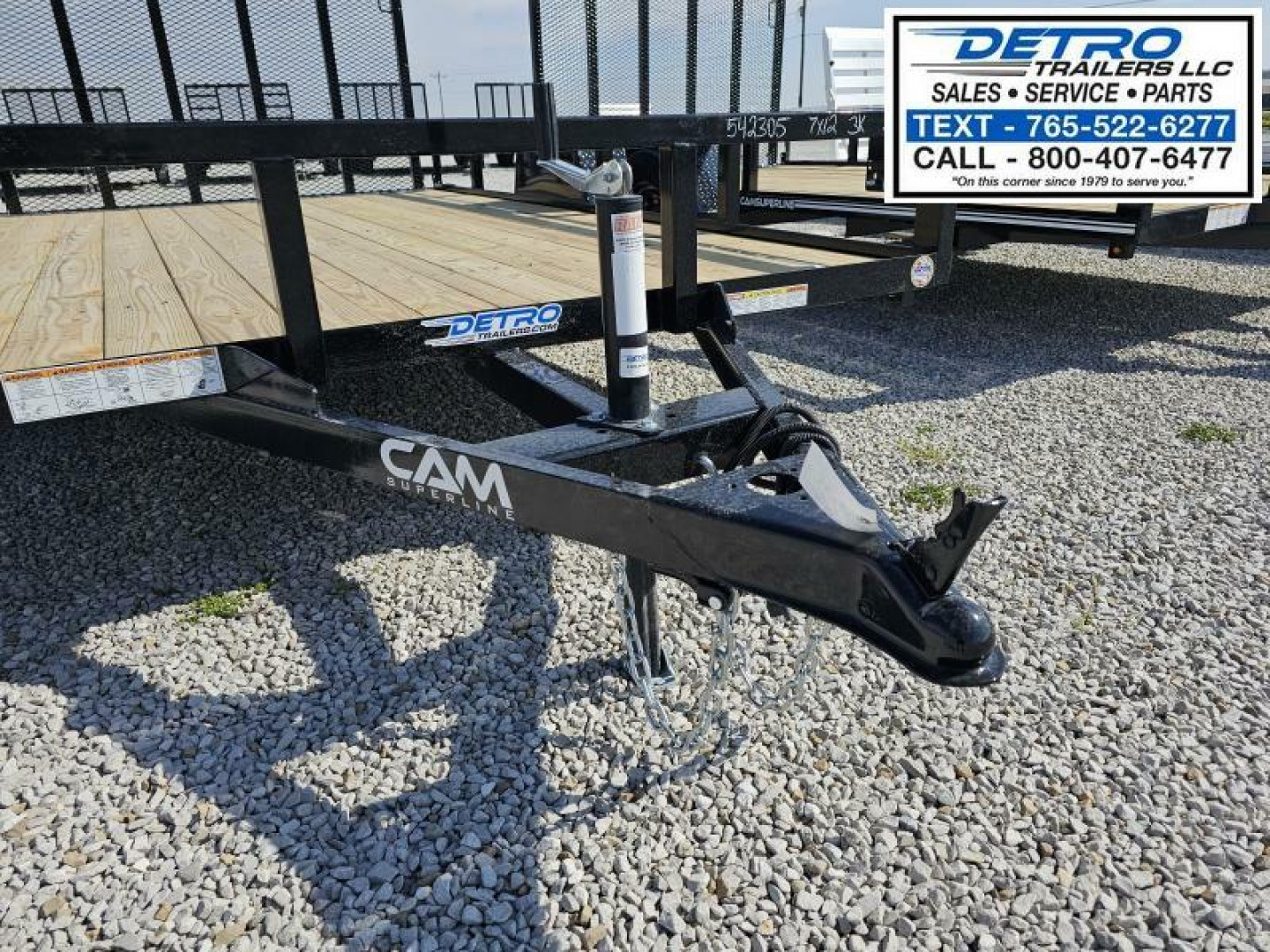 New 2025 Cam Superline 7' x 12' 3K Idler Tube Top Utility Trailer