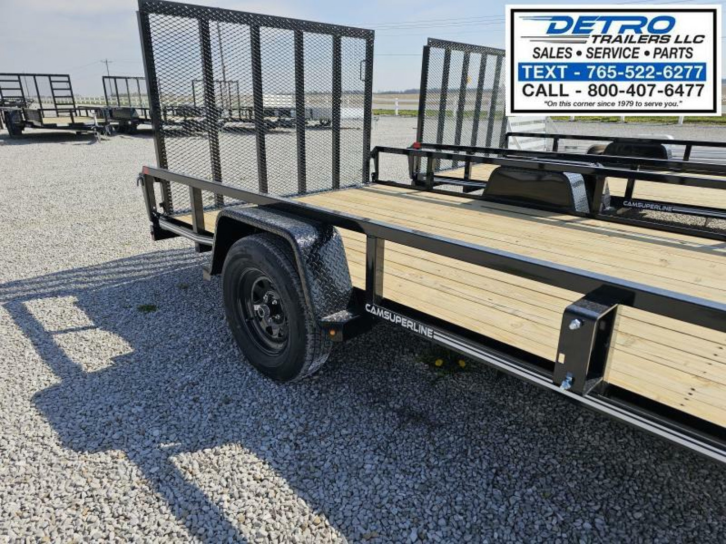 New 2025 Cam Superline 7' x 12' 3K Idler Tube Top Utility Trailer