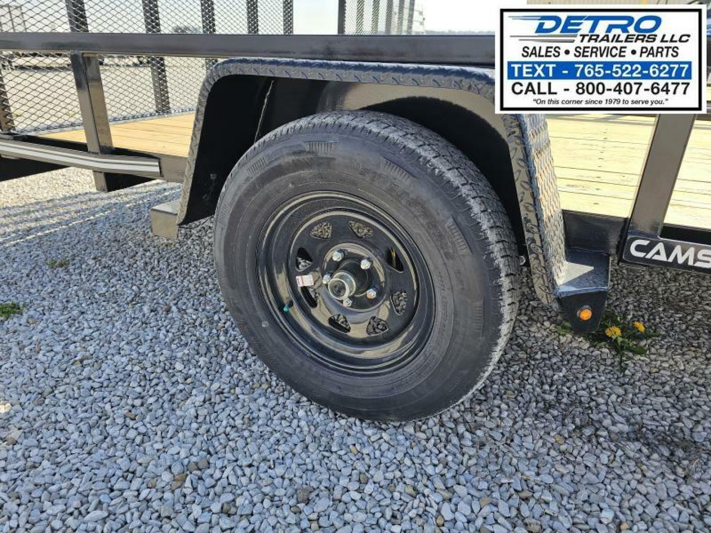 New 2025 Cam Superline 7' x 12' 3K Idler Tube Top Utility Trailer